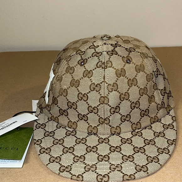 Authentic Gucci GG Canvas Baseball Cap size L - Picture 7 of 10